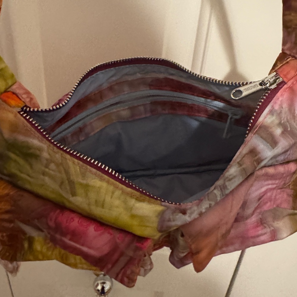 Baggu x Collina Strada Cargo Shoulder Bag in Berry Chrysanthemum - Picture 6 of 9